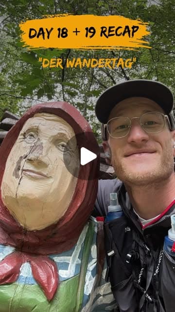 Raphael auf Instagram: "Etappe 18 & 19
Der Wandertag
Der Harz steht vor der Tür! 🌲⛰️
Zwischen wunderschönen Ausblicken, abgestorbenen Wäldern und jeder Menge Höhenmetern.🚶♂️
War auch ganz schön zur Abwechslung.
#chasingraffel
#running
#roadtoberlin
#ultramarathon
#laufen"